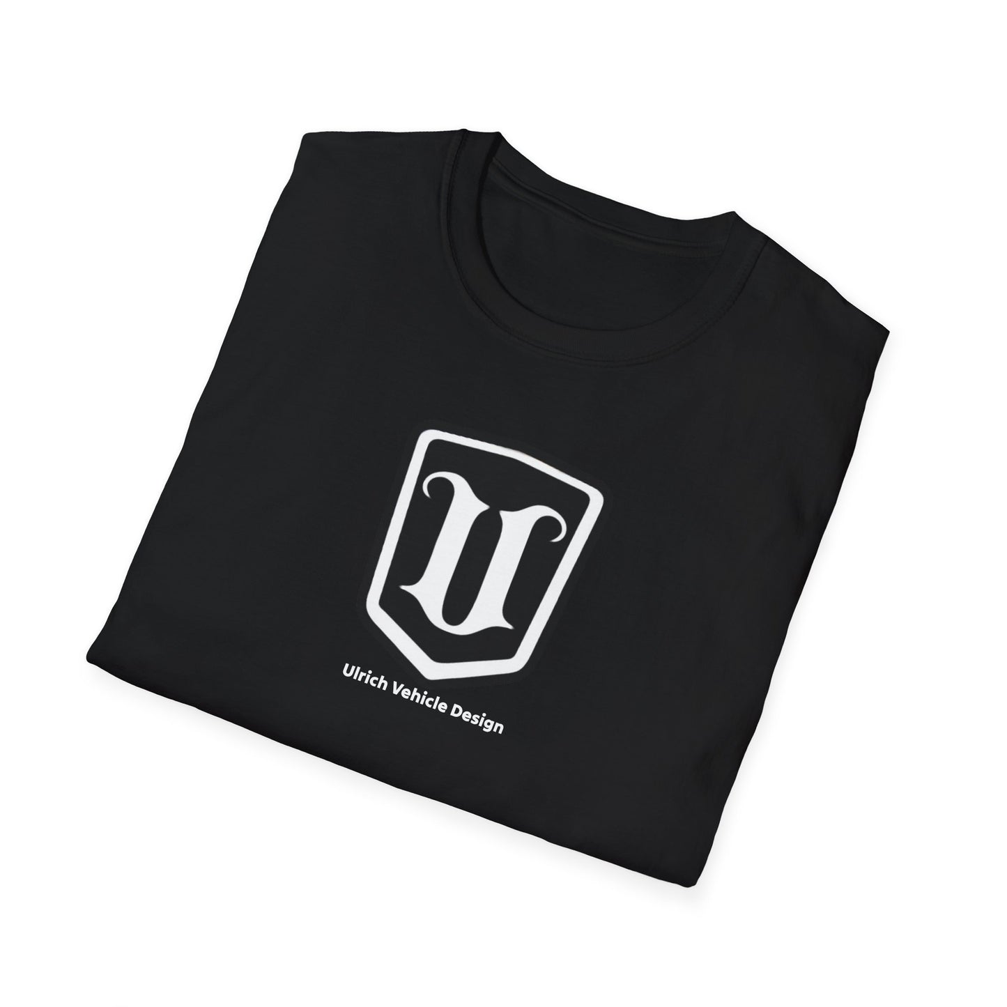 Classic Shield Logo T-Shirt — Ulrich Vehicle Design Emblem