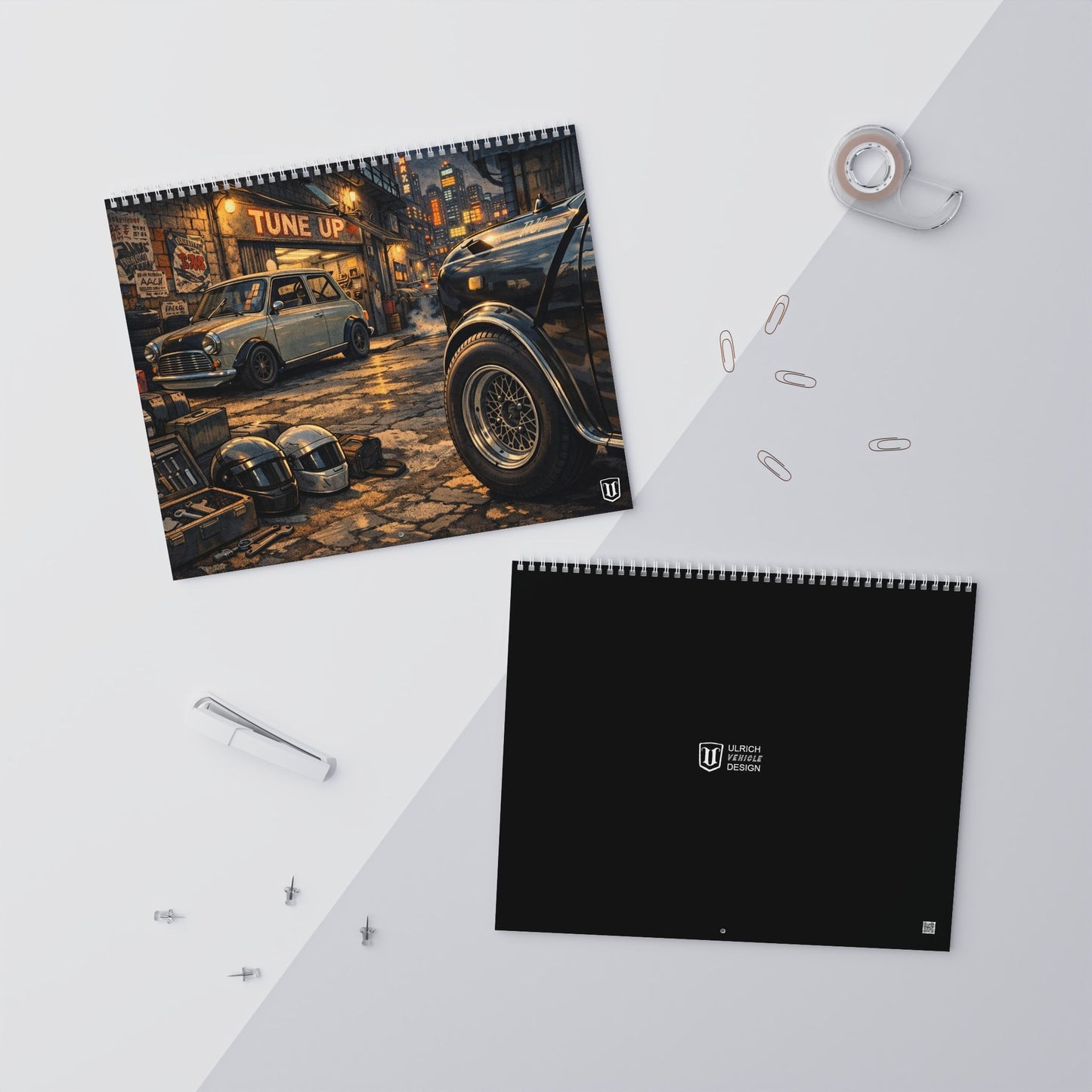 UVD Mini Cyber Punk Themed Wall Calendar 2026 Competition