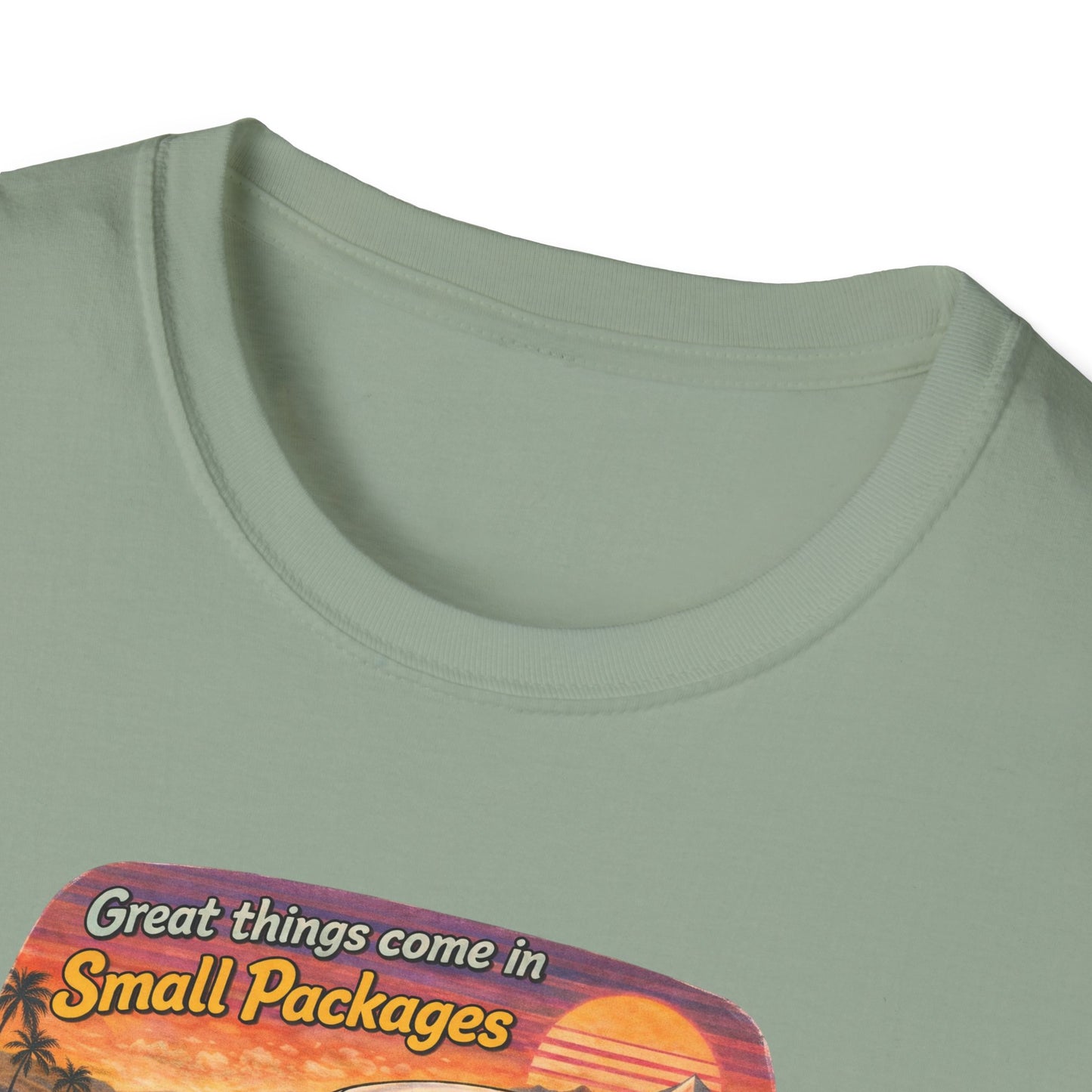 “Great Things come in Small Packages” Retro Mini Tee