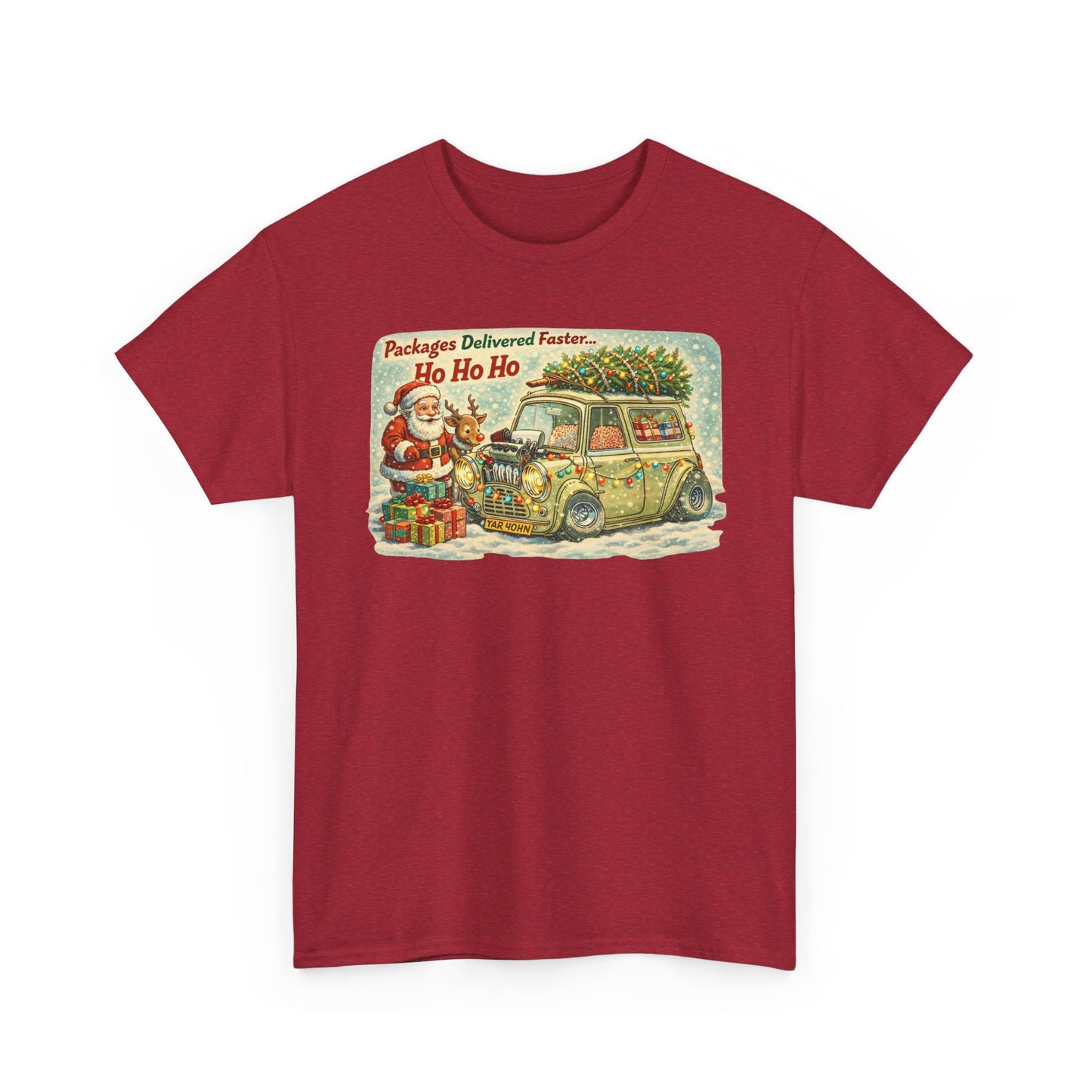 "Packages Delivered Faster... Ho Ho Ho" Holiday UVD Mini T-Shirt
