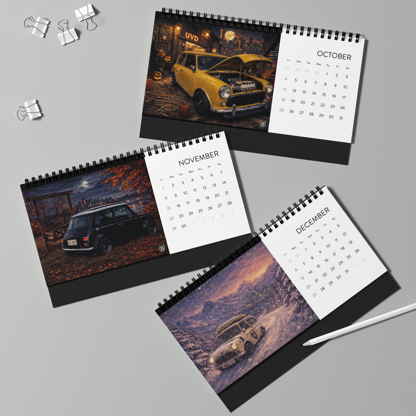 UVD Mini Cyber Punk Themed Desk Calendar 2026 Competition