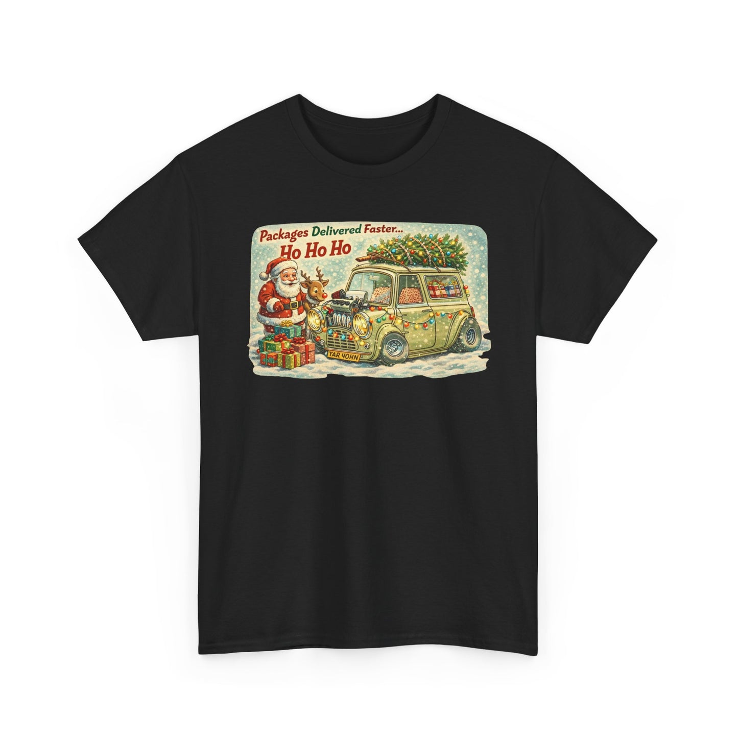 "Packages Delivered Faster... Ho Ho Ho" Holiday UVD Mini T-Shirt
