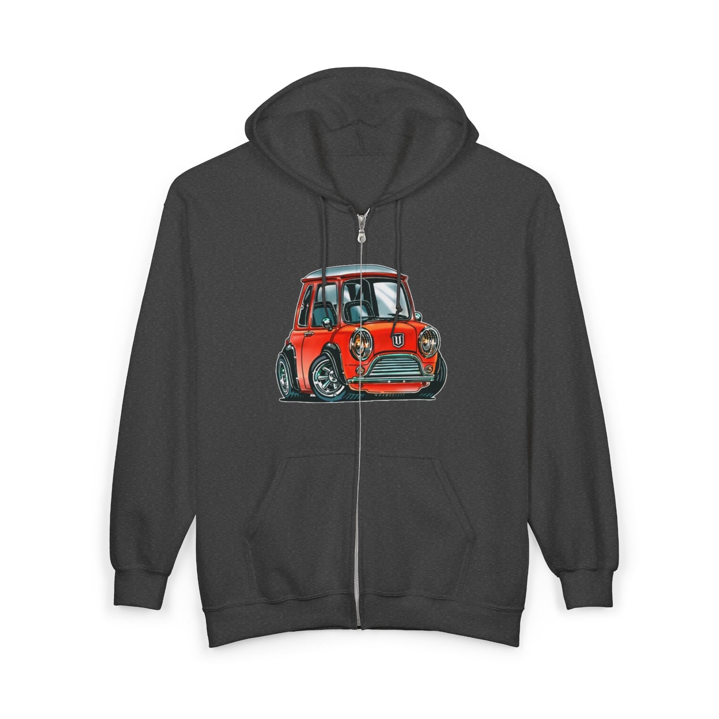 Slammed Mini Zip Hoodie with Ulrich on the Back