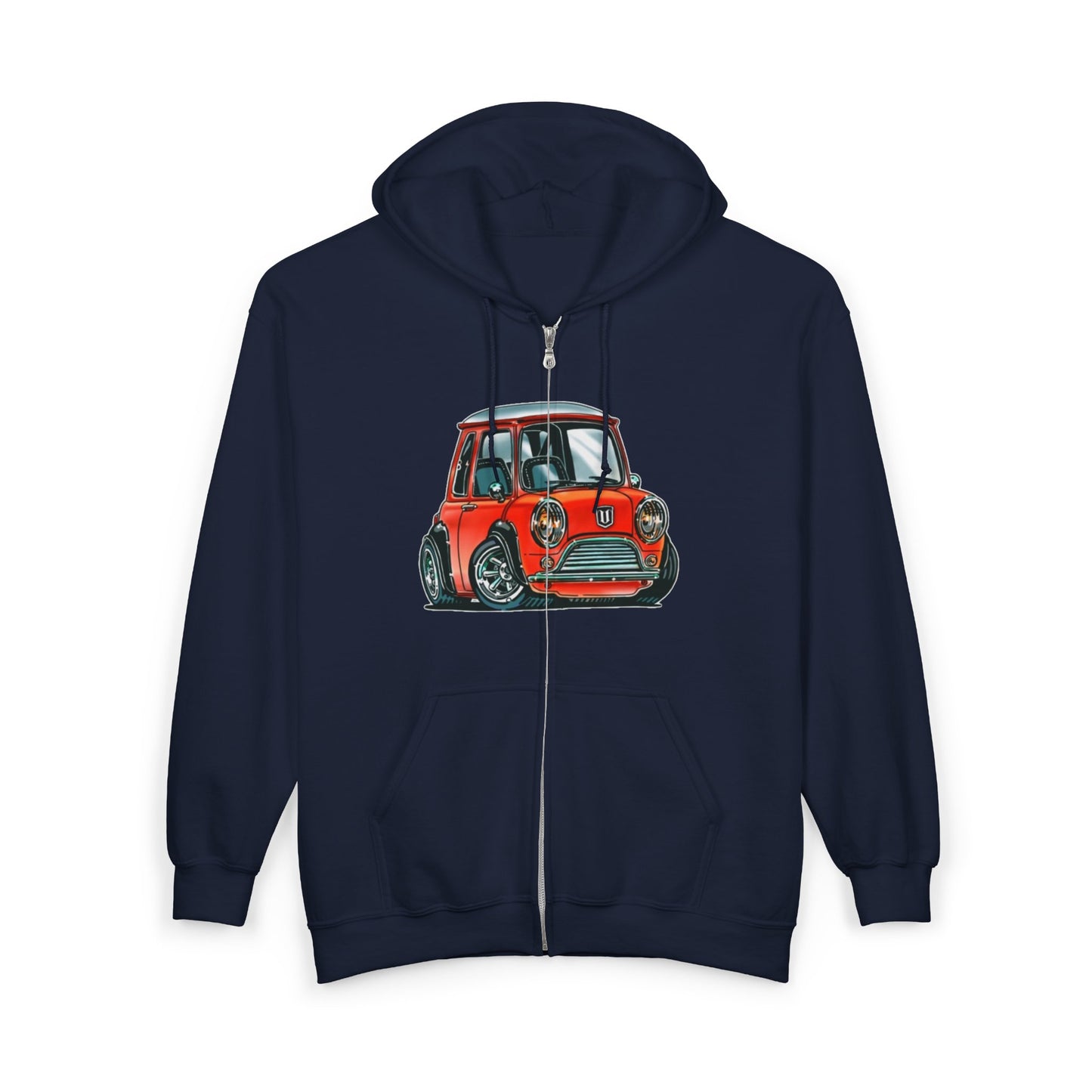 Slammed Mini Zip Hoodie with Ulrich on the Back