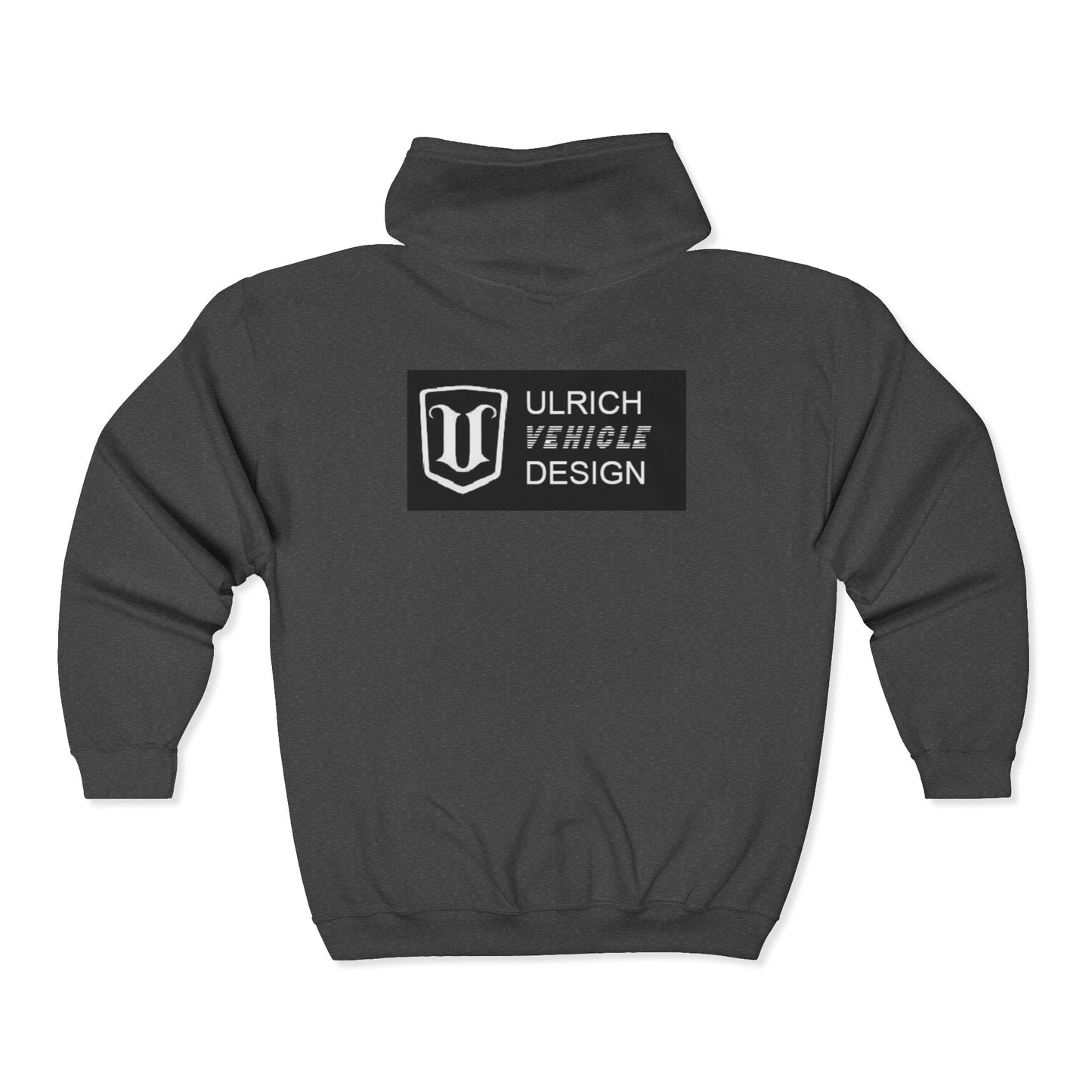 Slammed Mini Zip Hoodie with Ulrich on the Back