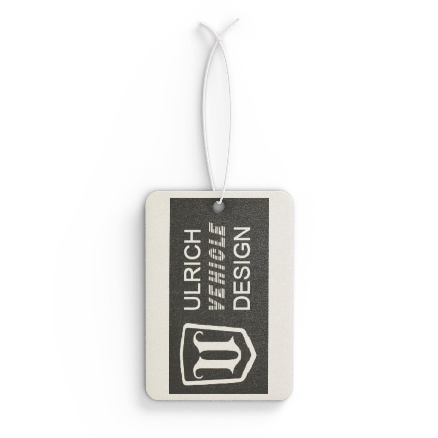 Car Air Freshener — Ulrich Vehicle Design Logo Scented Tag