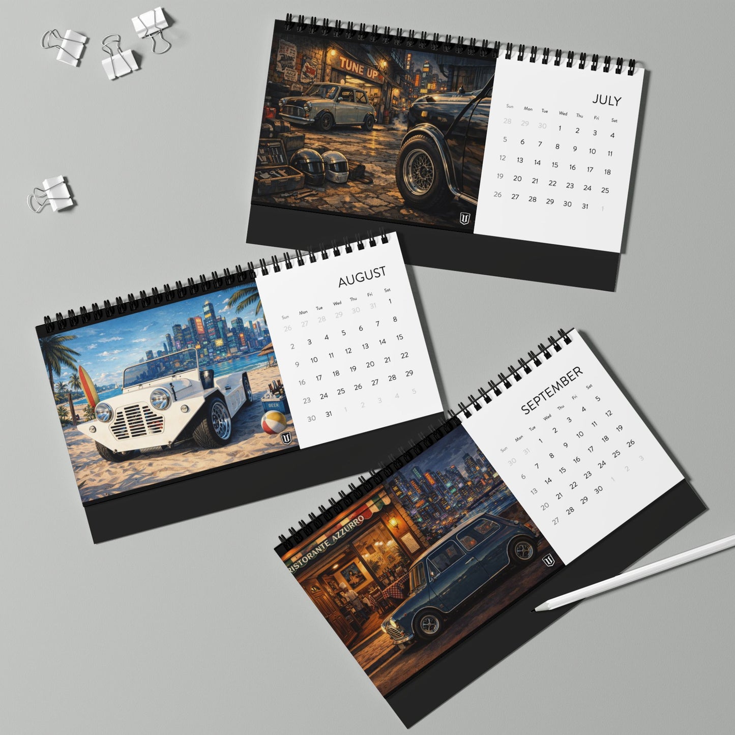 UVD Mini Cyber Punk Themed Desk Calendar 2026 Competition