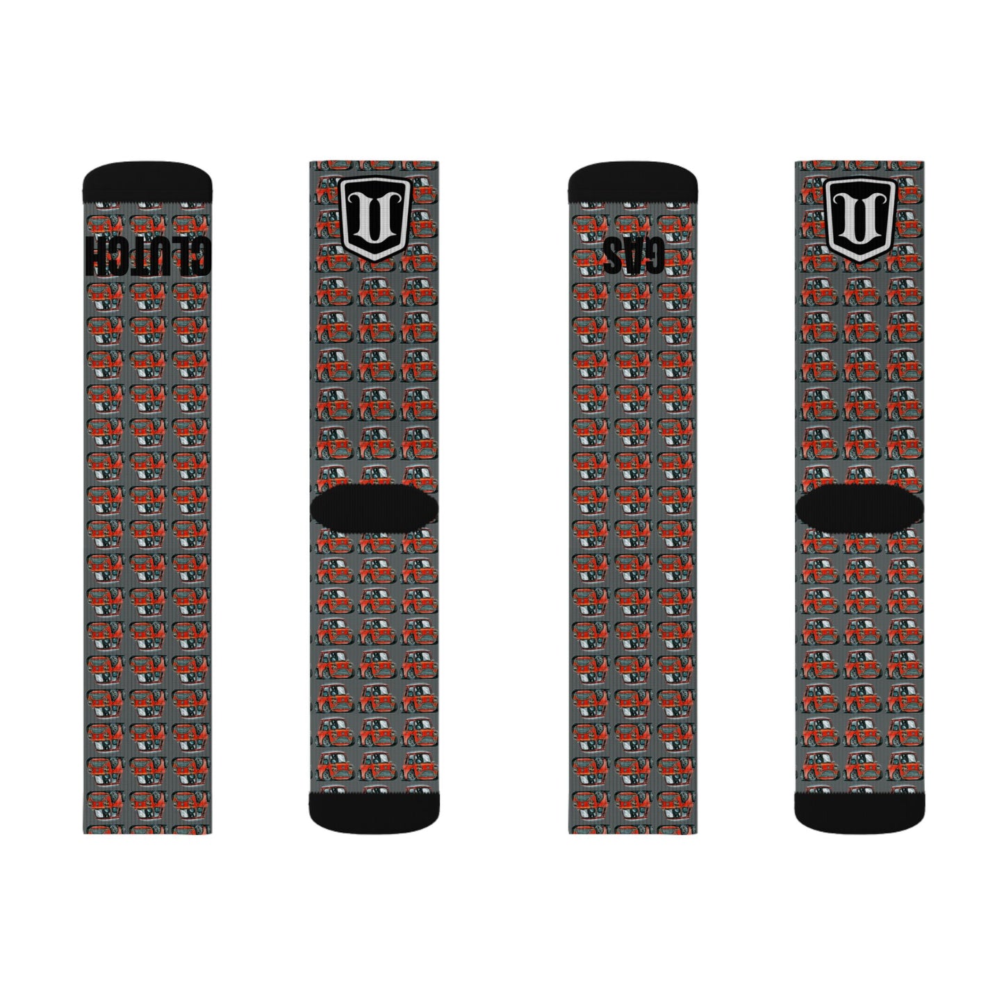 Custom Mini Clutch and Gas Ulrich Socks