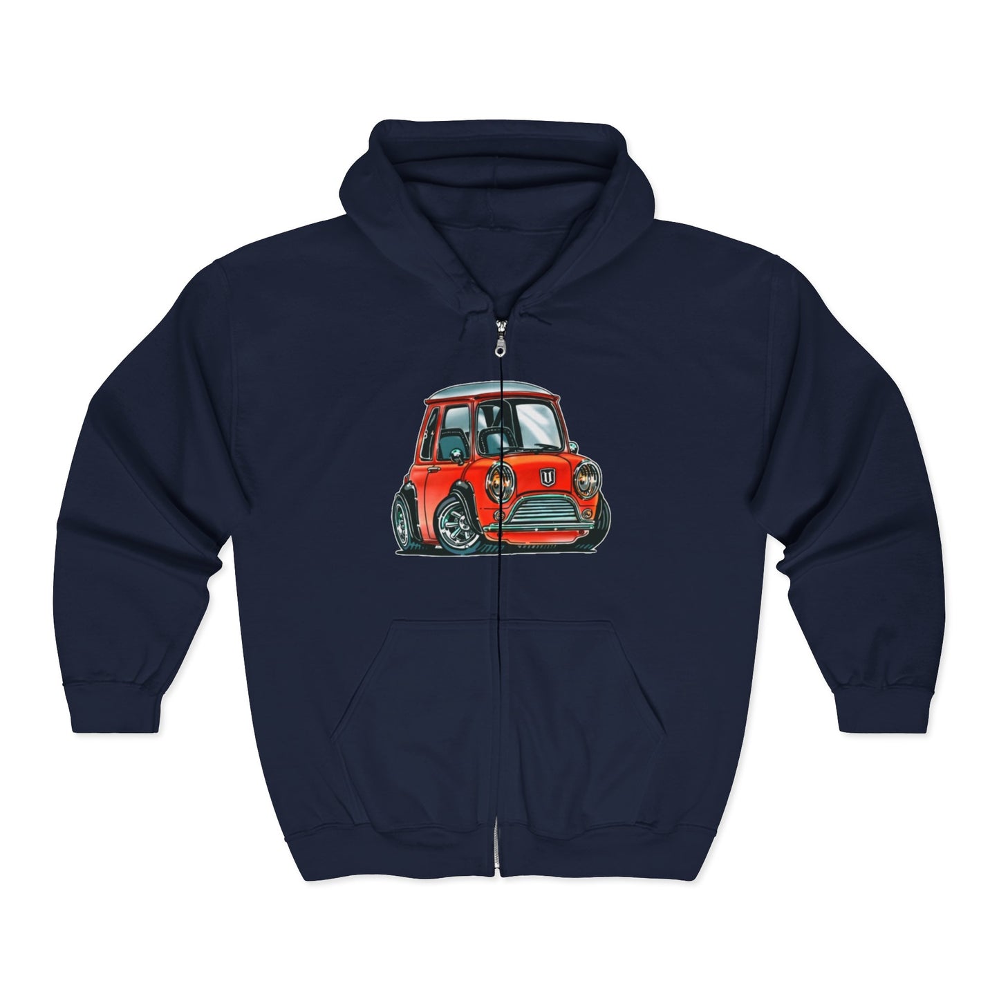 Slammed Mini Zip Hoodie with Ulrich on the Back