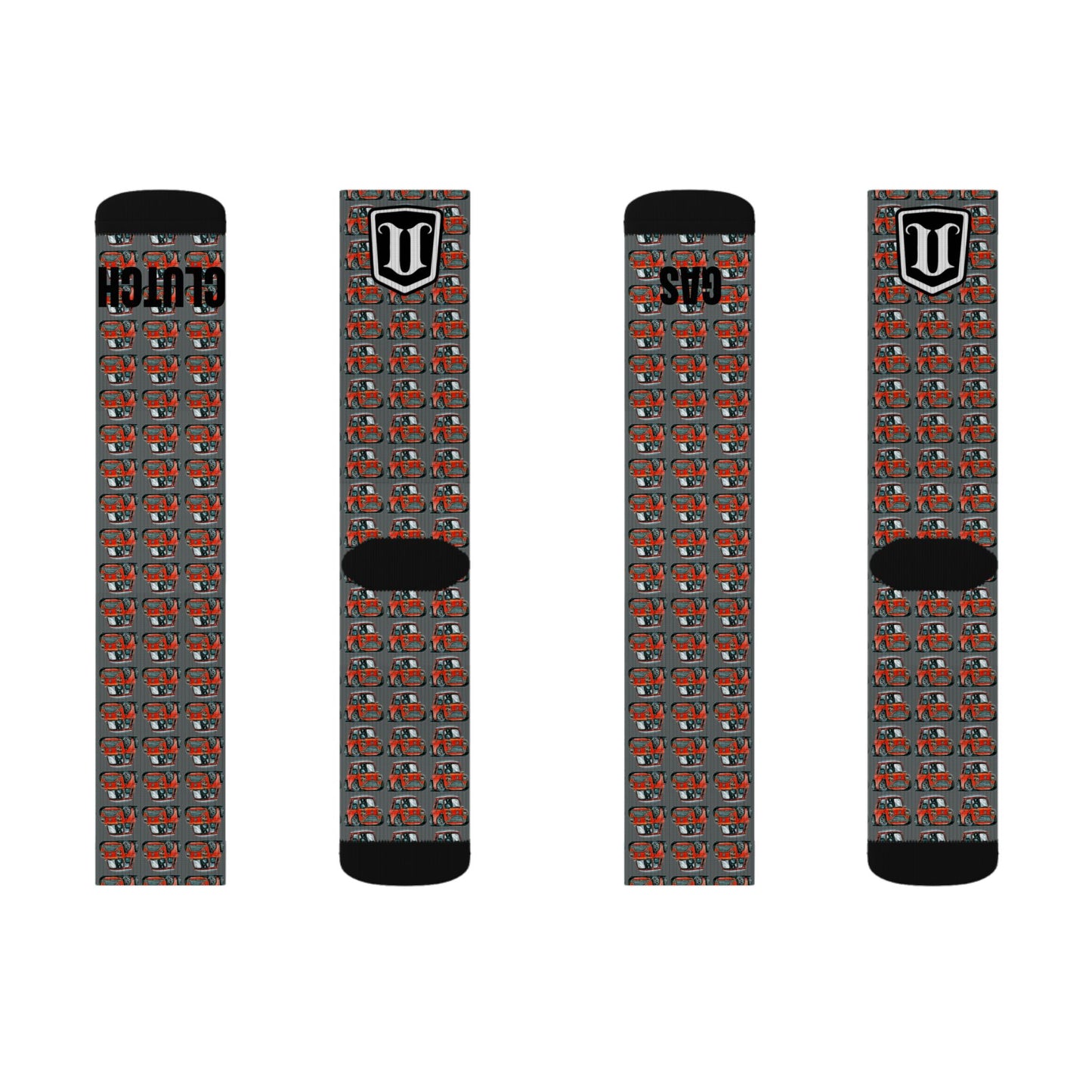 Custom Mini Clutch and Gas Ulrich Socks