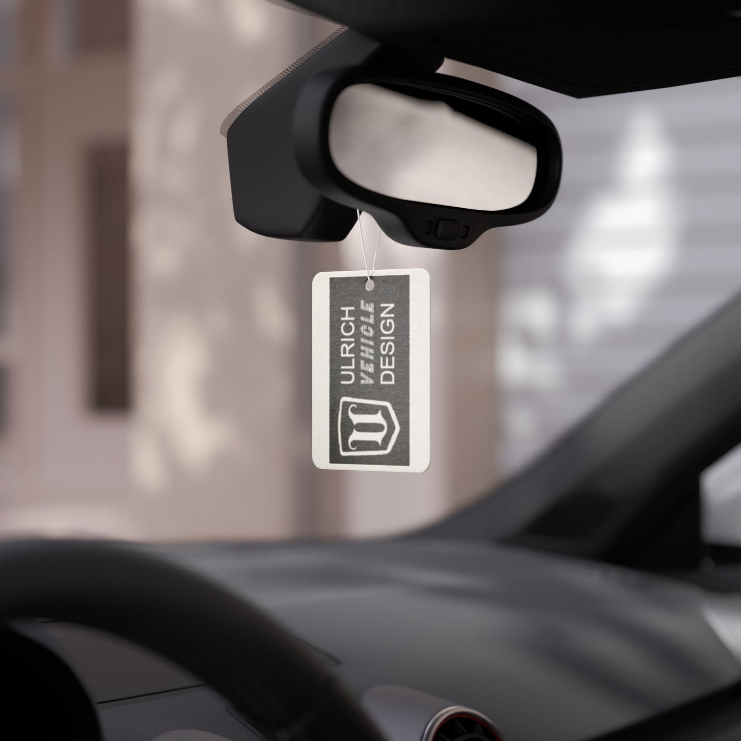 Car Air Freshener — Ulrich Vehicle Design Logo Scented Tag