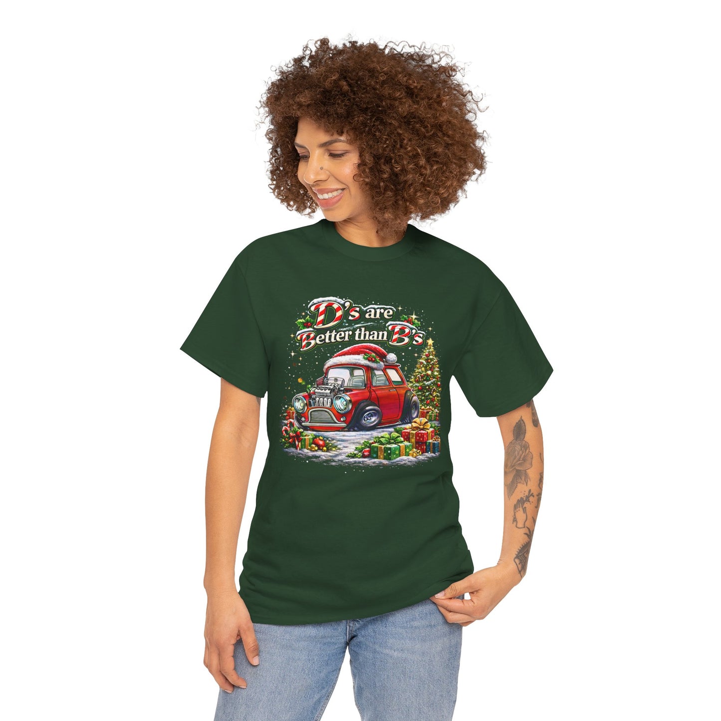“D's Are Better the B's” UVD Mini T-Shirt with Holiday Colors!