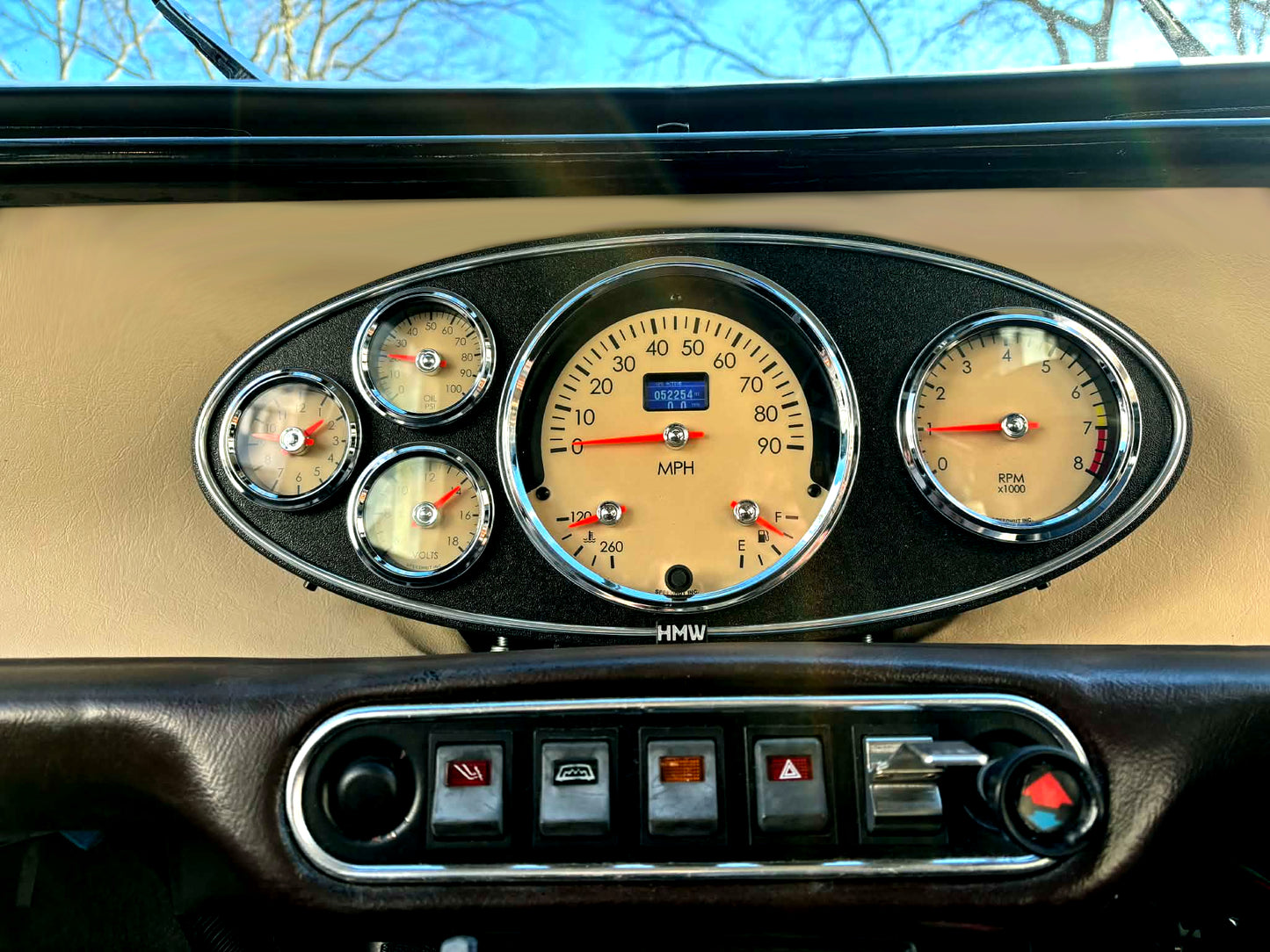 UVD Loaded 5 Gauge Cluster