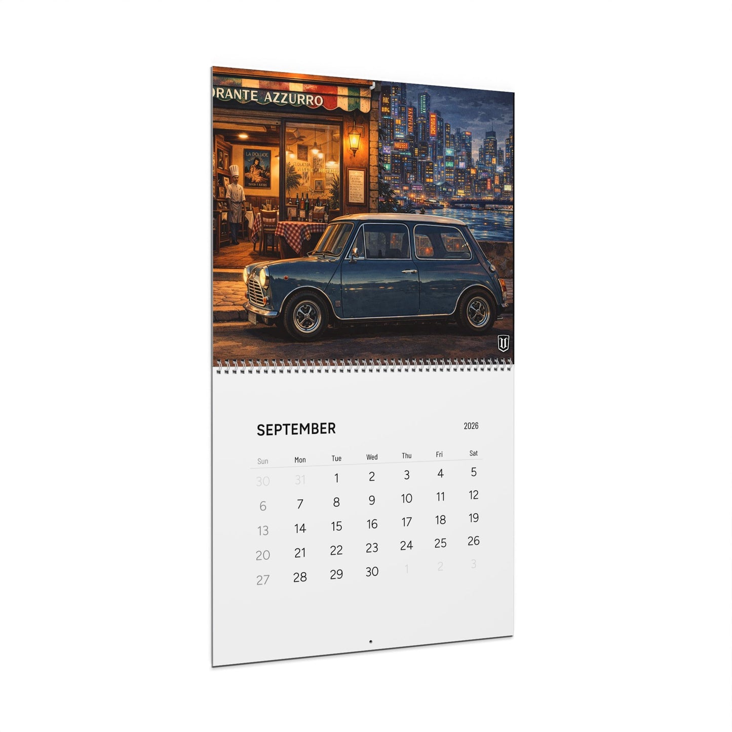 UVD Mini Cyber Punk Themed Wall Calendar 2026 Competition