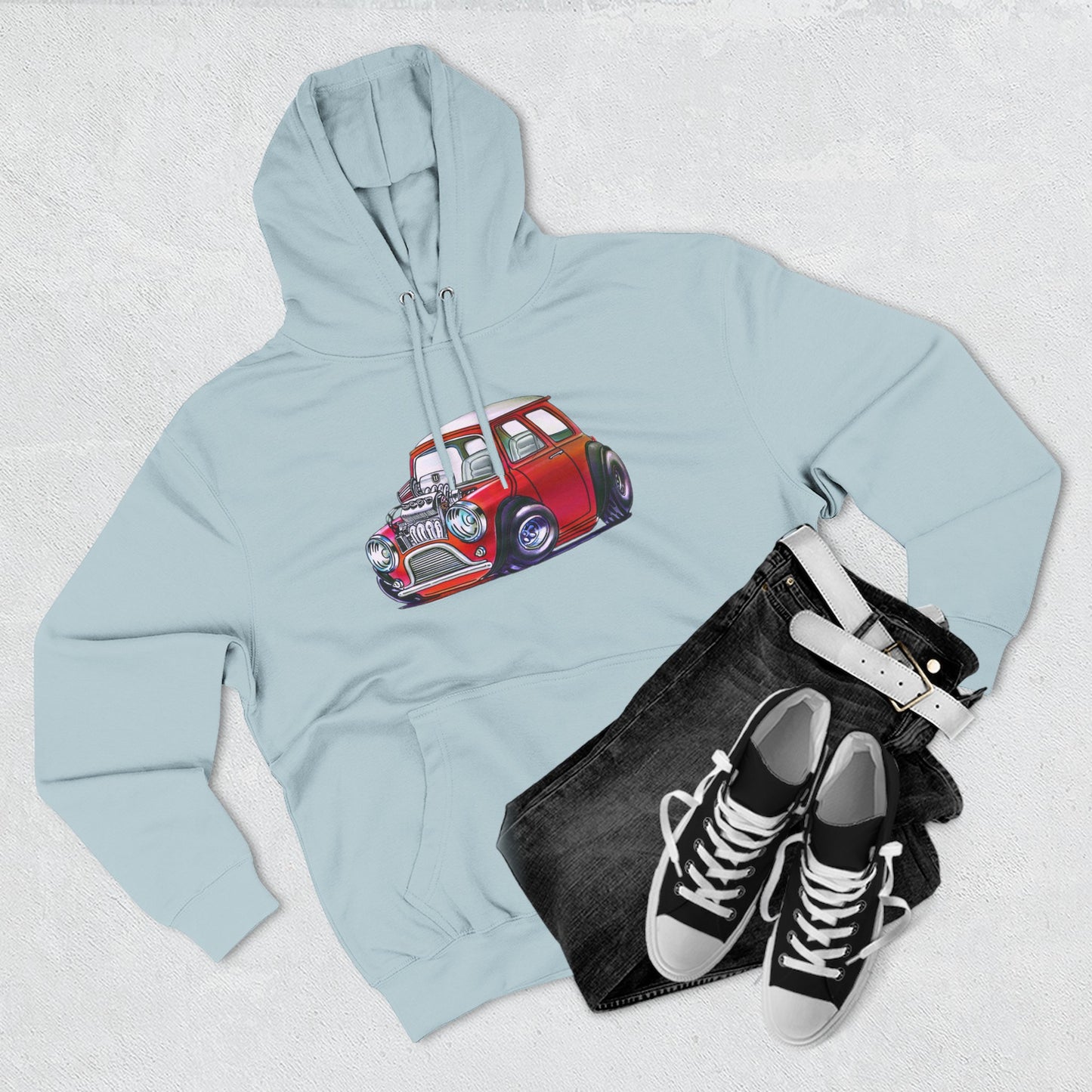Hotrod Mini Hoodie With Ulrich on the Back!