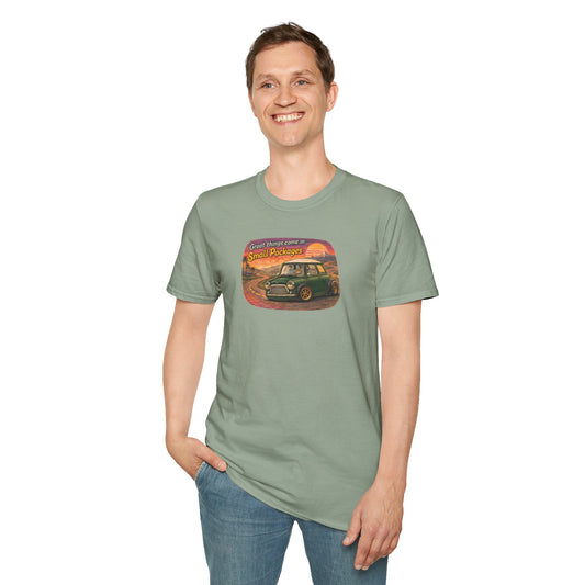 “Great Things come in Small Packages” Retro Mini Tee