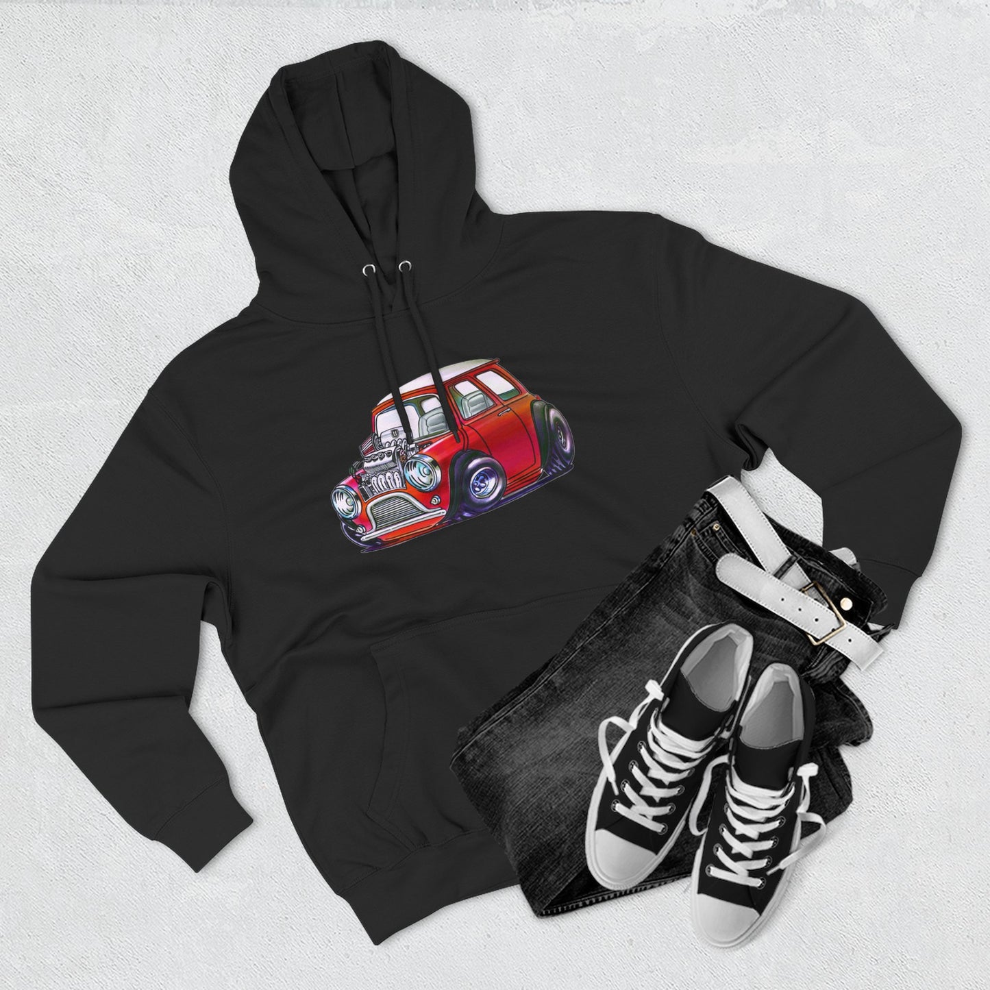 Hotrod Mini Hoodie With Ulrich on the Back!