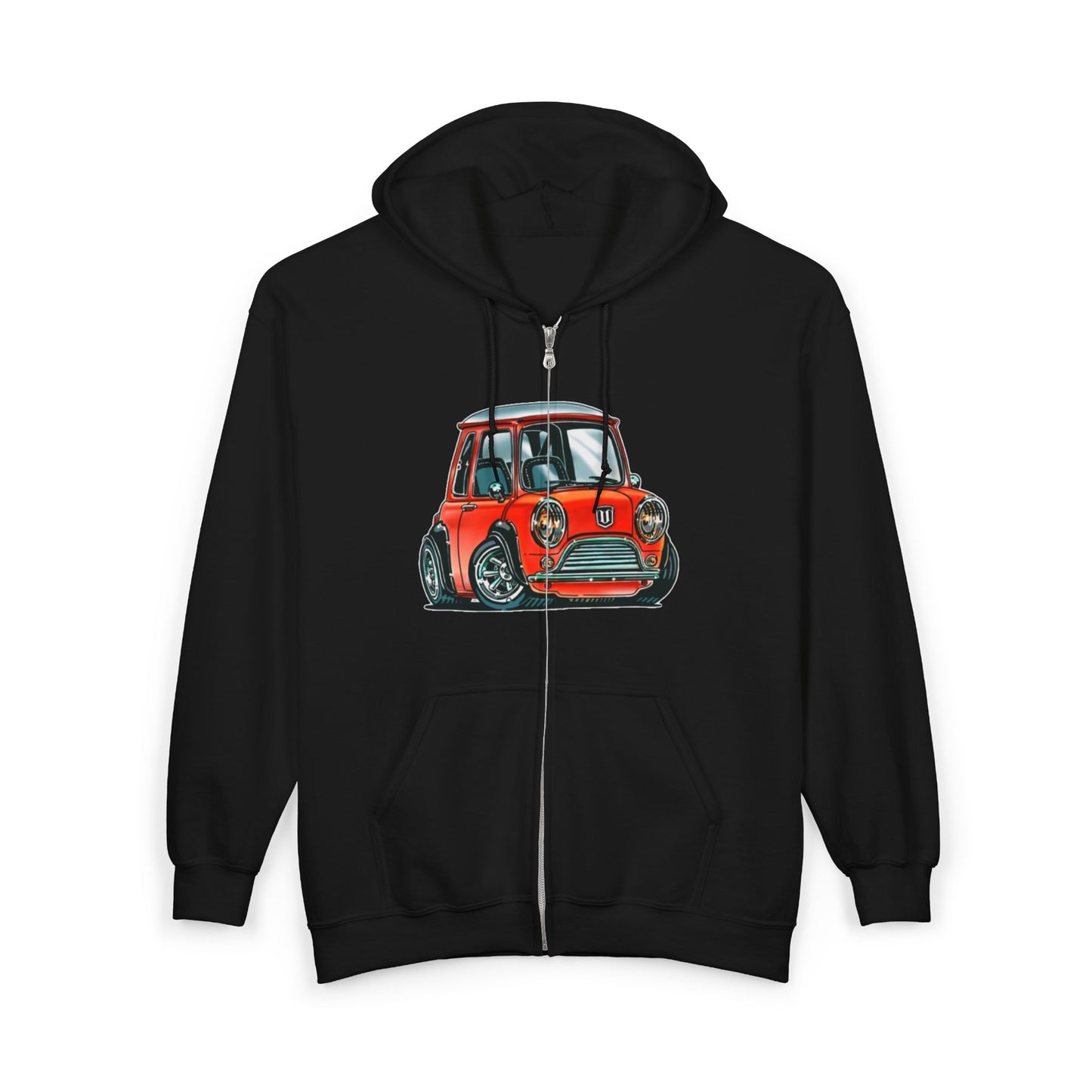 Slammed Mini Zip Hoodie with Ulrich on the Back