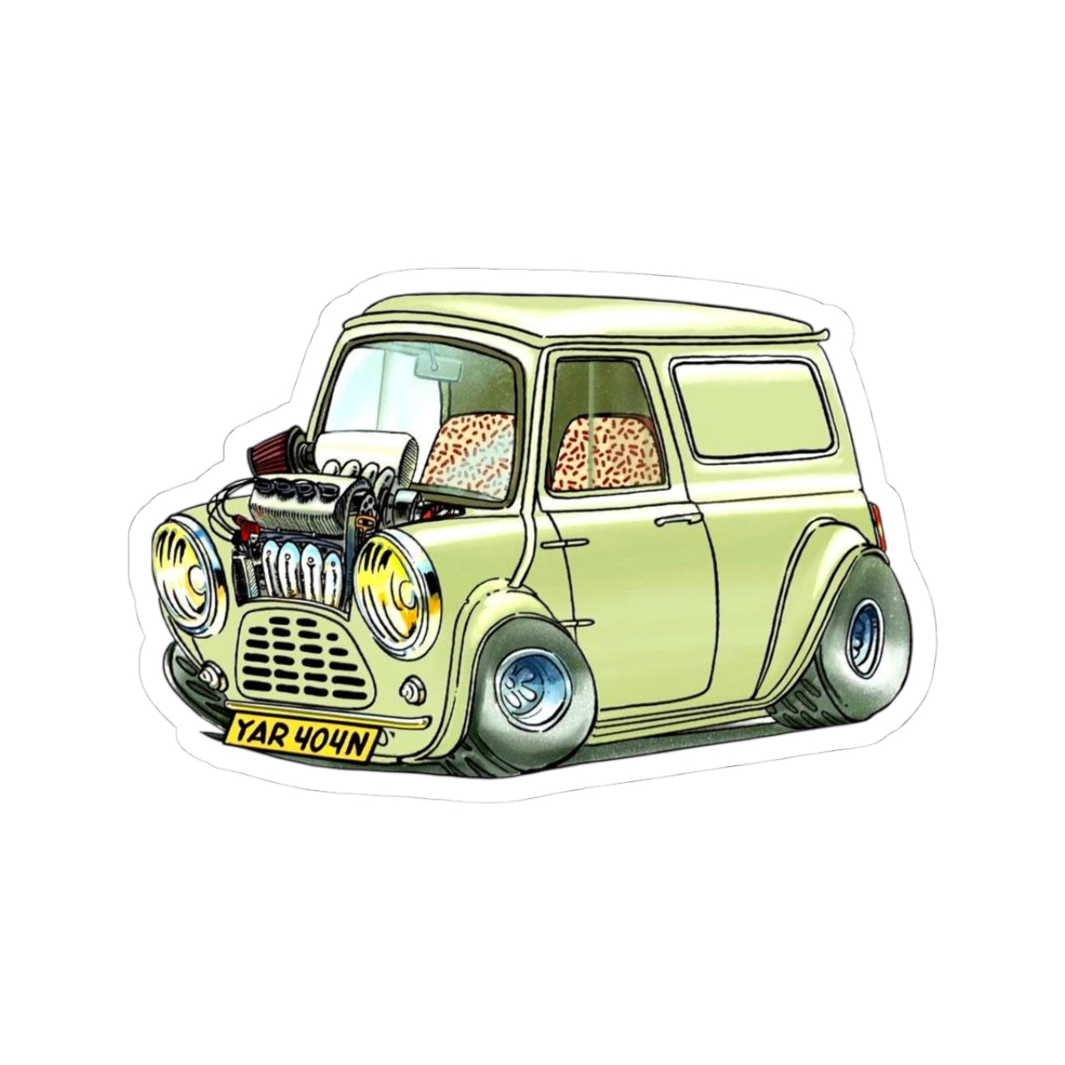 U11 Honda Bulge Mini Van Sticker