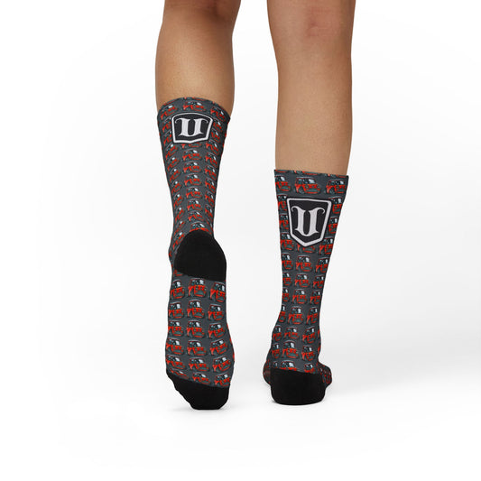 Custom Mini Clutch and Gas Ulrich Socks