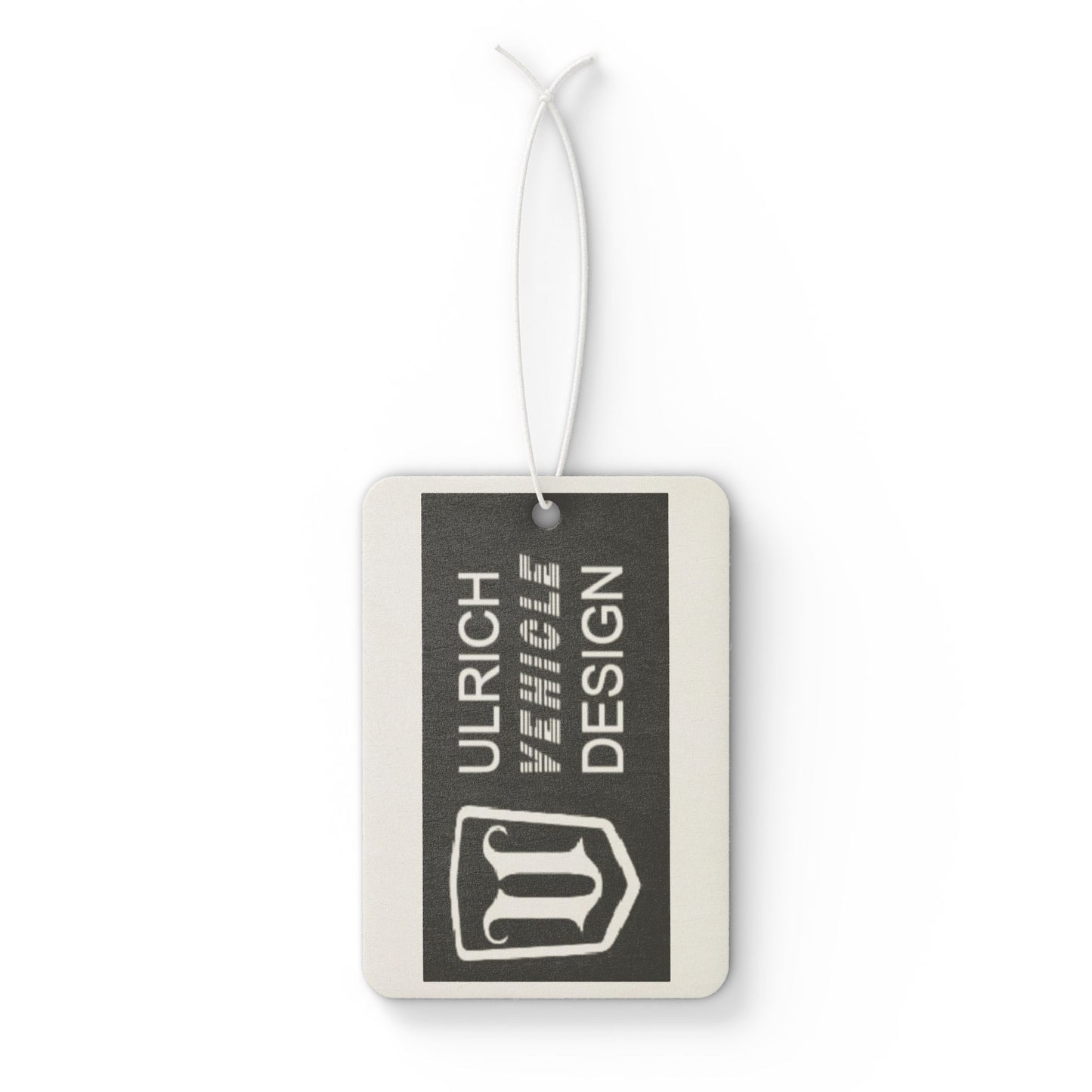 Car Air Freshener — Ulrich Vehicle Design Logo Scented Tag