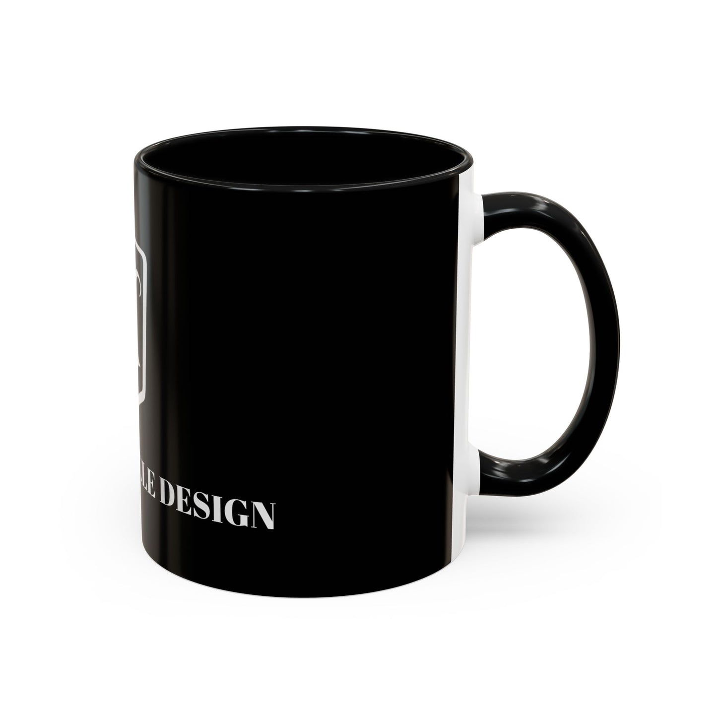 Black Accent Coffee Mug — Ulrich Vehicle Design Logo