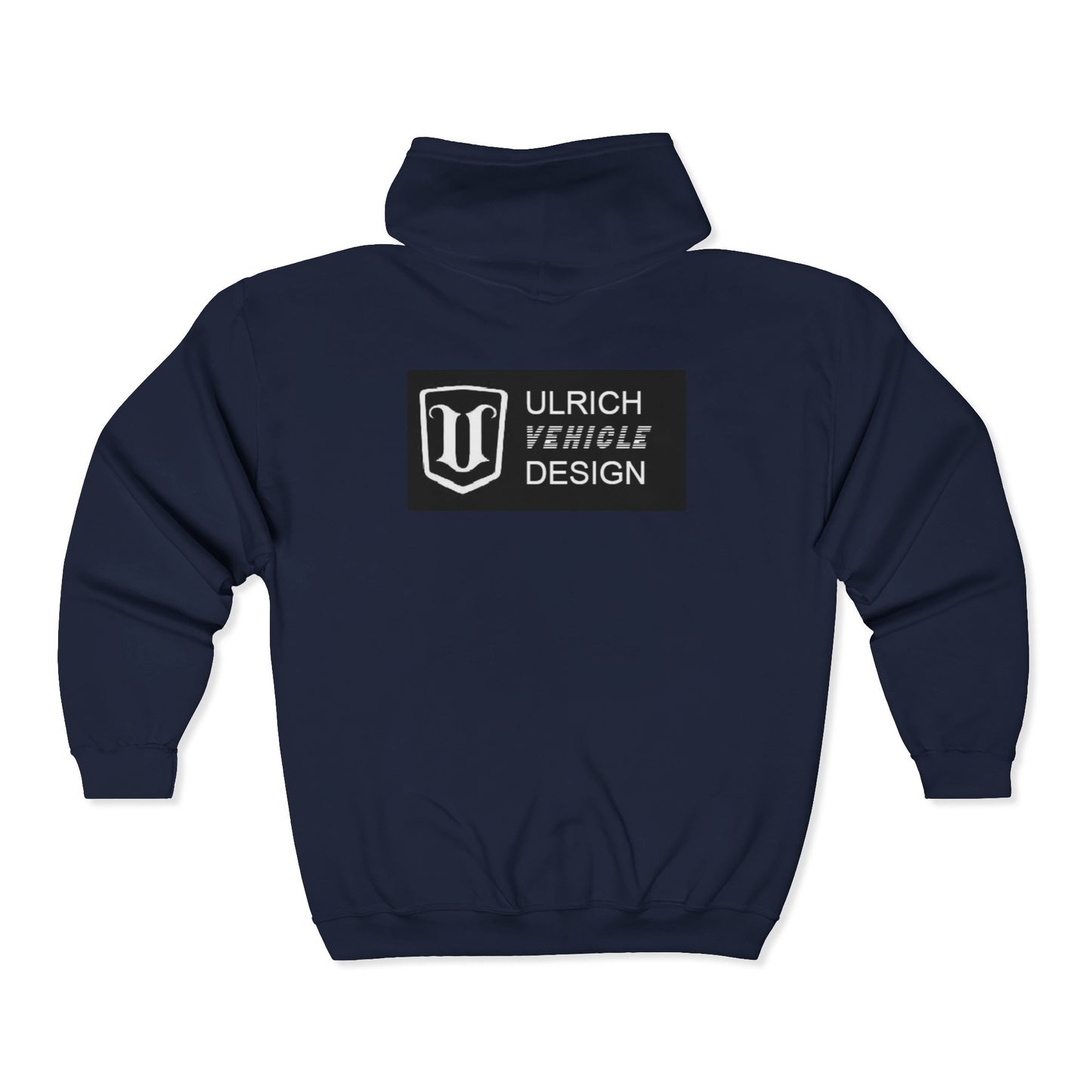 Slammed Mini Zip Hoodie with Ulrich on the Back